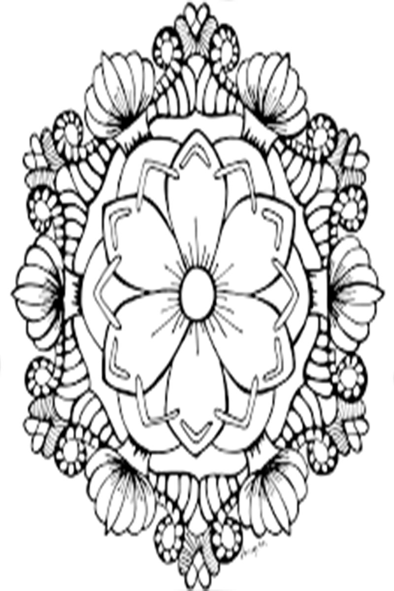 Stress Relief Anxiety Coloring Pages