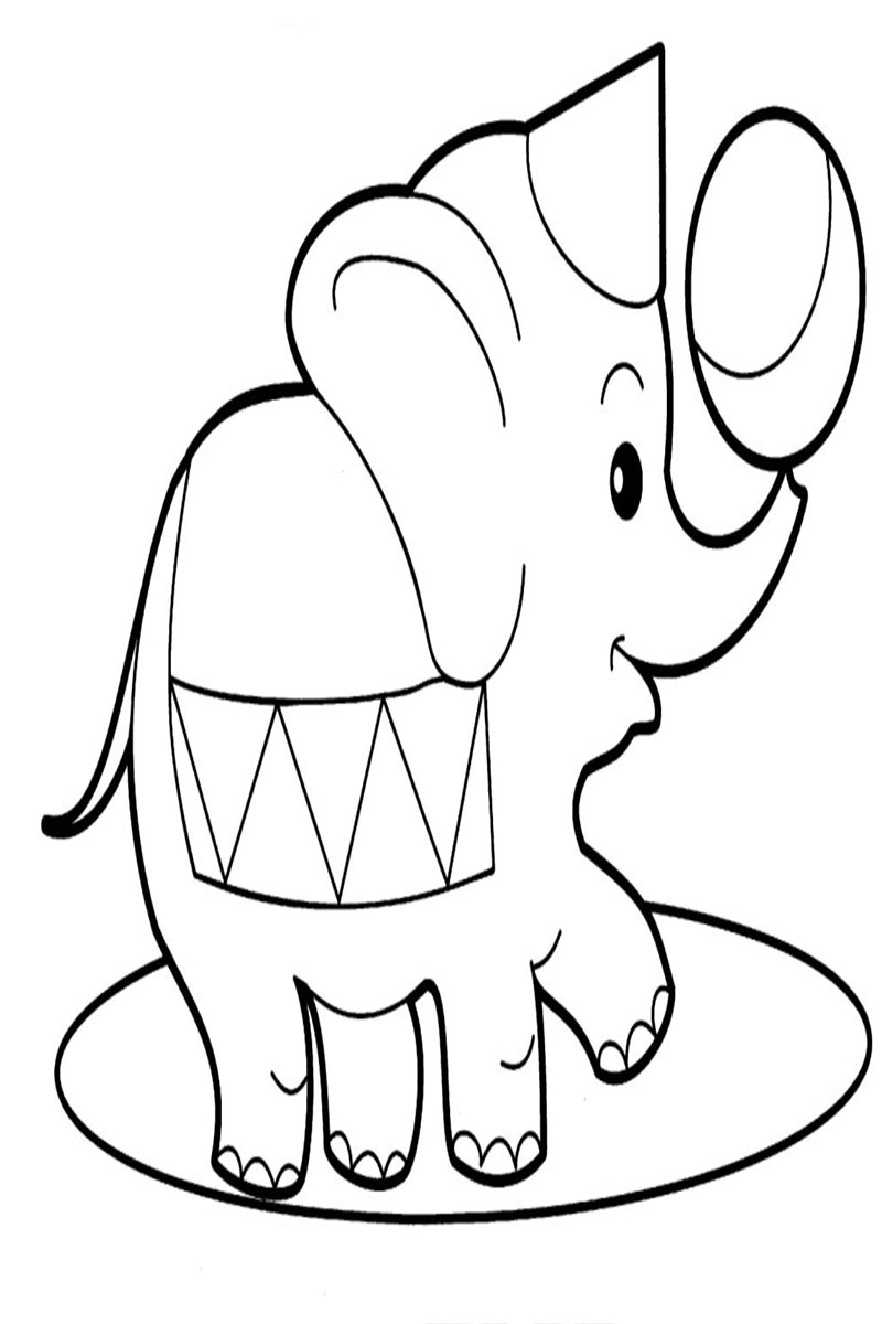 Baby Cartoon Animals Coloring Pages