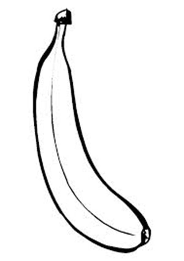 Banana Coloring Pages for Girl