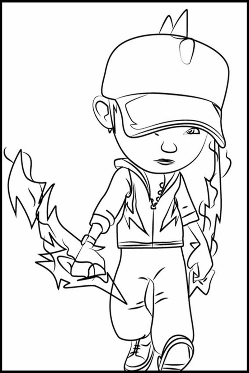 Cartoon Coloring Pages For Preschoolers