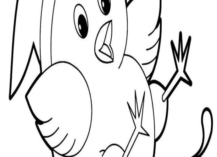 Cute Baby Cartoon Animals Coloring Pages