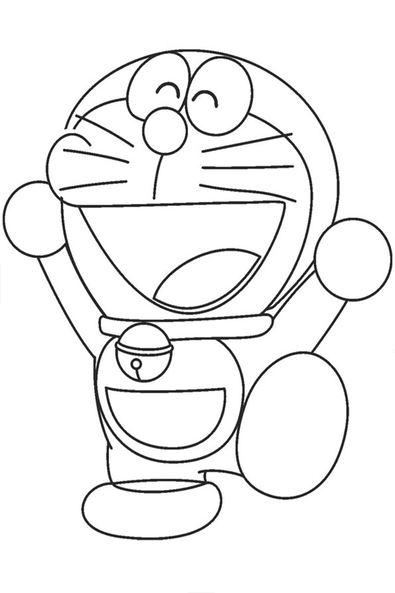 Cute Doraemon Coloring Pages Download