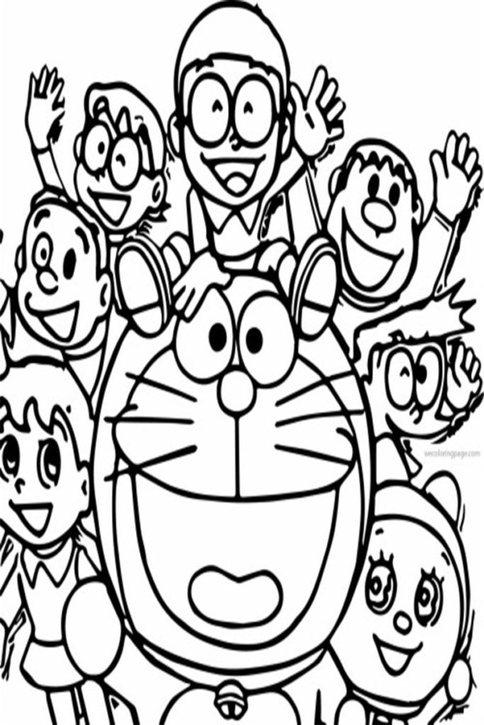 Free Printable Doraemon Coloring Pages