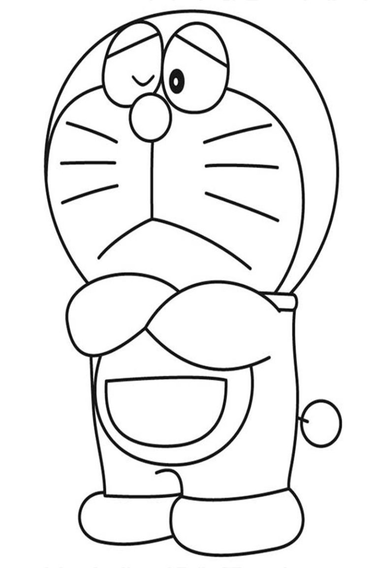 Easy Doraemon Coloring Pages | Free Coloring Pages