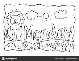 Free Monday Coloring Pages