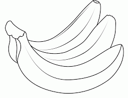 Free Printable Banana Coloring Pages