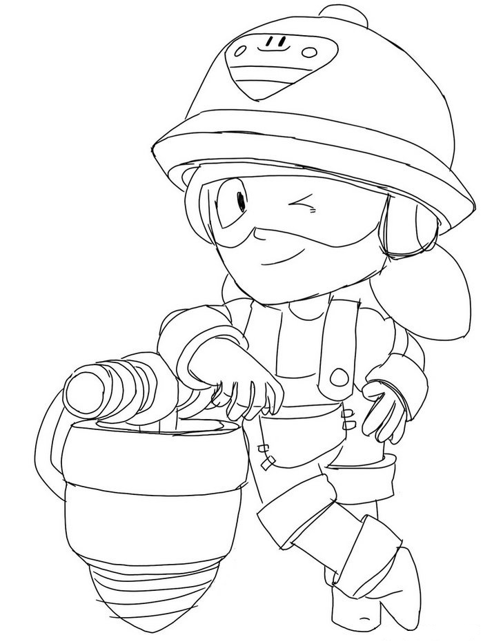 Free Printable Brawl Stars Coloring Pages