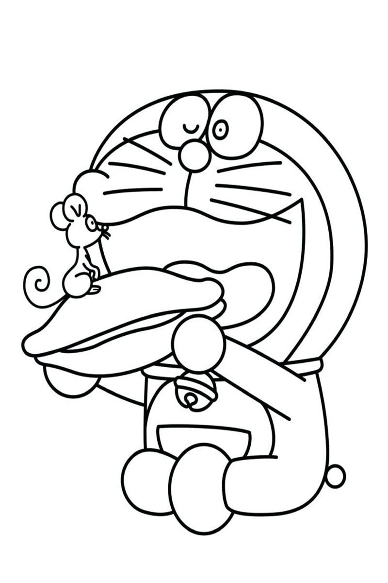 Free Printable Doraemon Coloring Pages