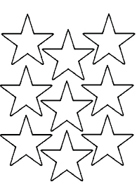 Free Stars Coloring Pages