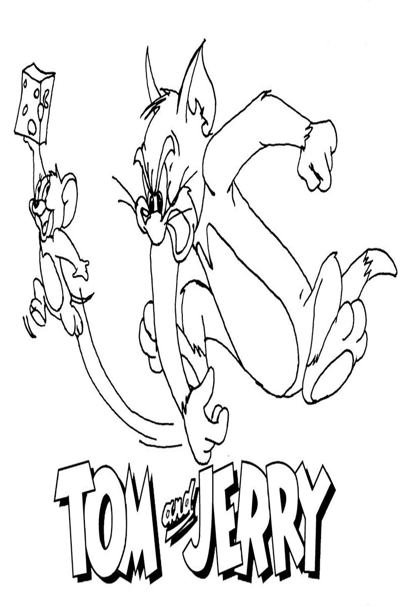 Free Tom and Jerry Coloring Pages Printable