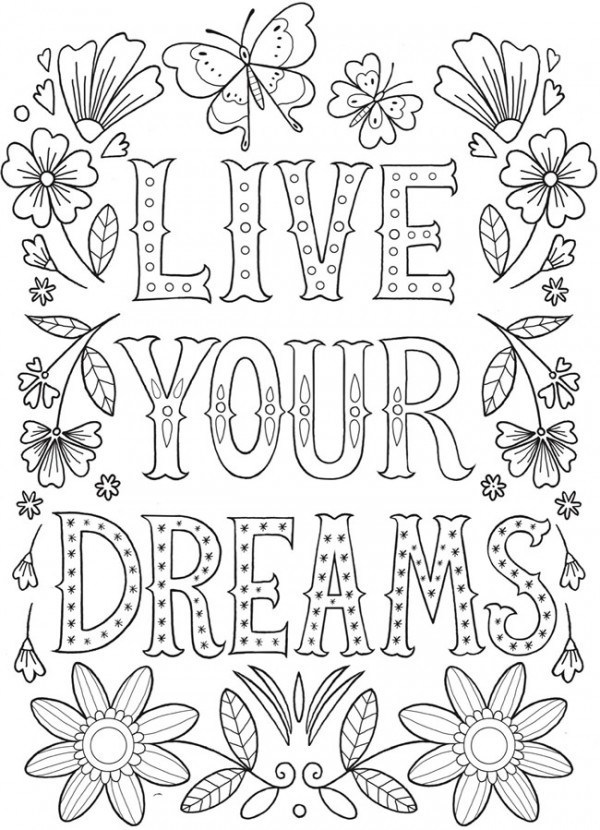 Make Your Own Quote Coloring Page