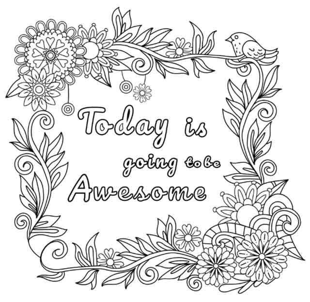 Make Your Own Quote Coloring Pages Free Download