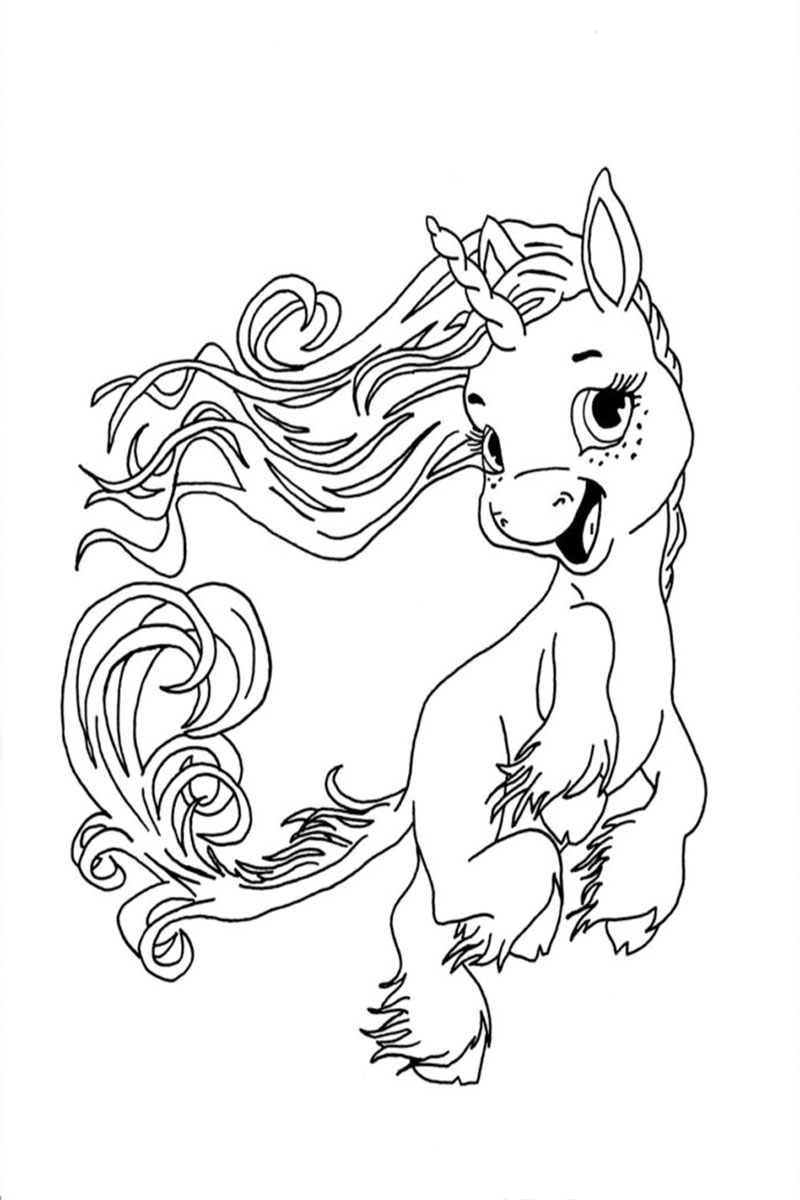 Printable Baby Dragon Coloring Pages