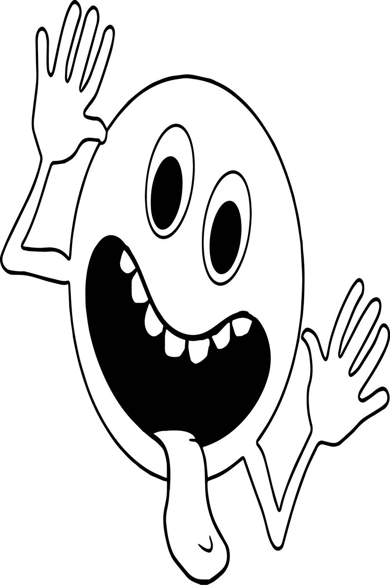 Silly Face Coloring Pages Download