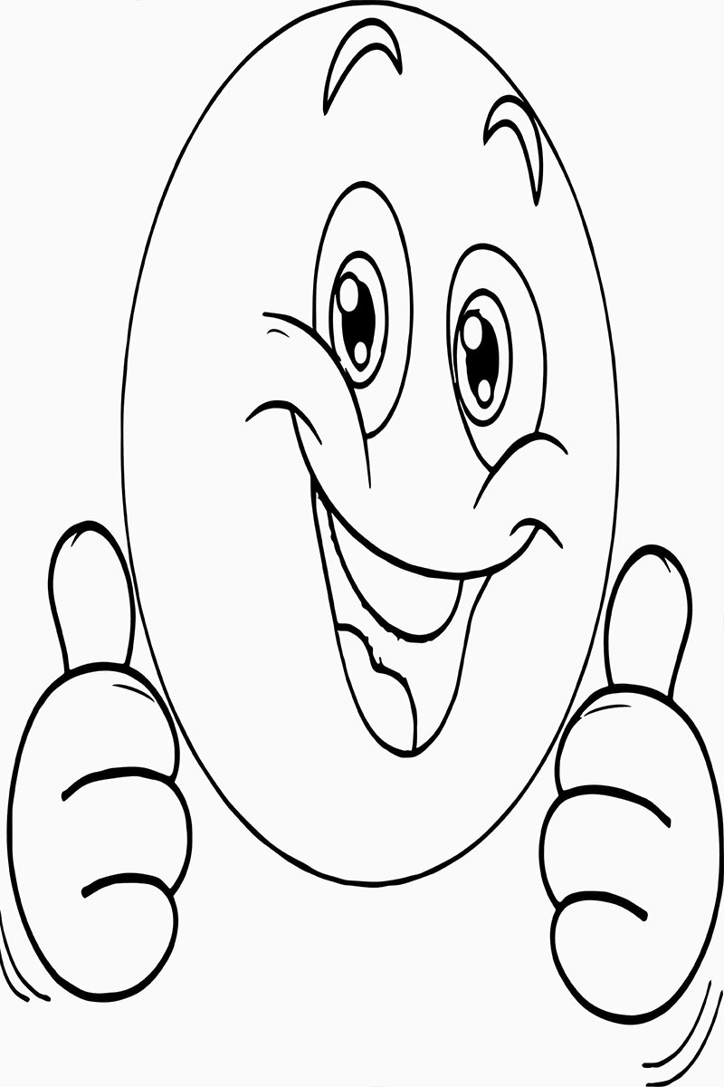 Silly Face Coloring Pages