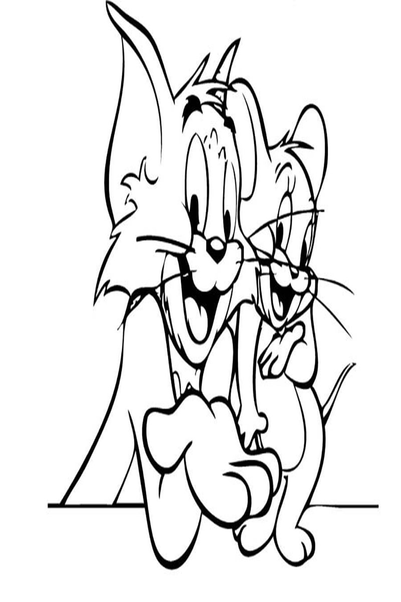 Tom and Jerry Coloring Pages Printable