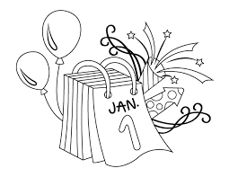 Cute January Coloring Pages