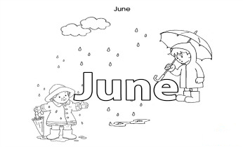 June Coloring Pages Free