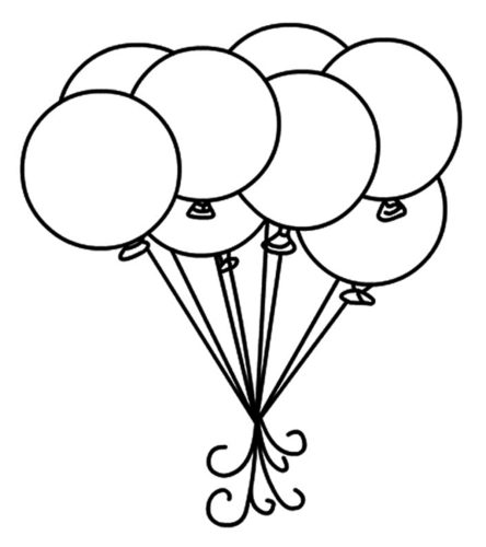 Balloon Coloring Pages free Printable | Free Coloring Pages