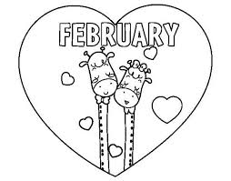 February Coloring Pages for Adults