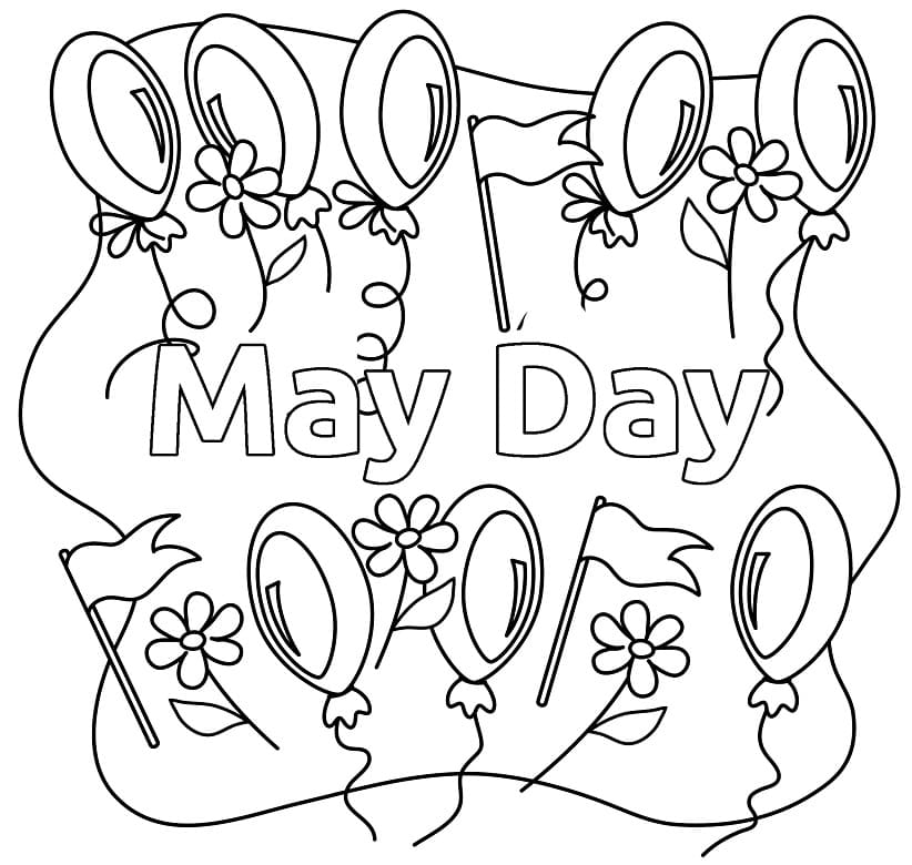 May Coloring Pages Free