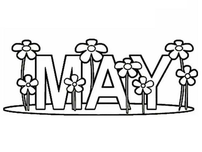 May Coloring Pages to Print