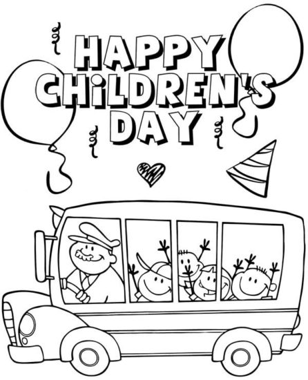 Children’s Day Coloring Pages Free Download | Free Coloring Pages