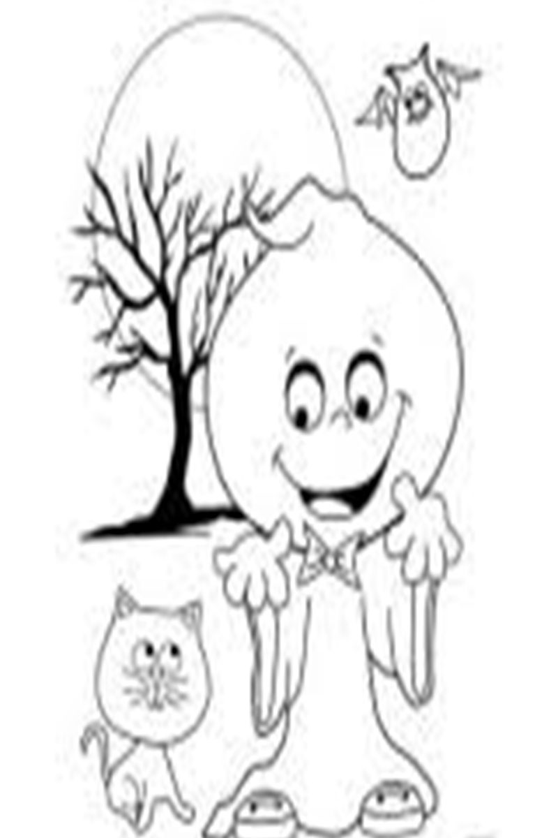 Easy Funny Halloween Coloring Pages