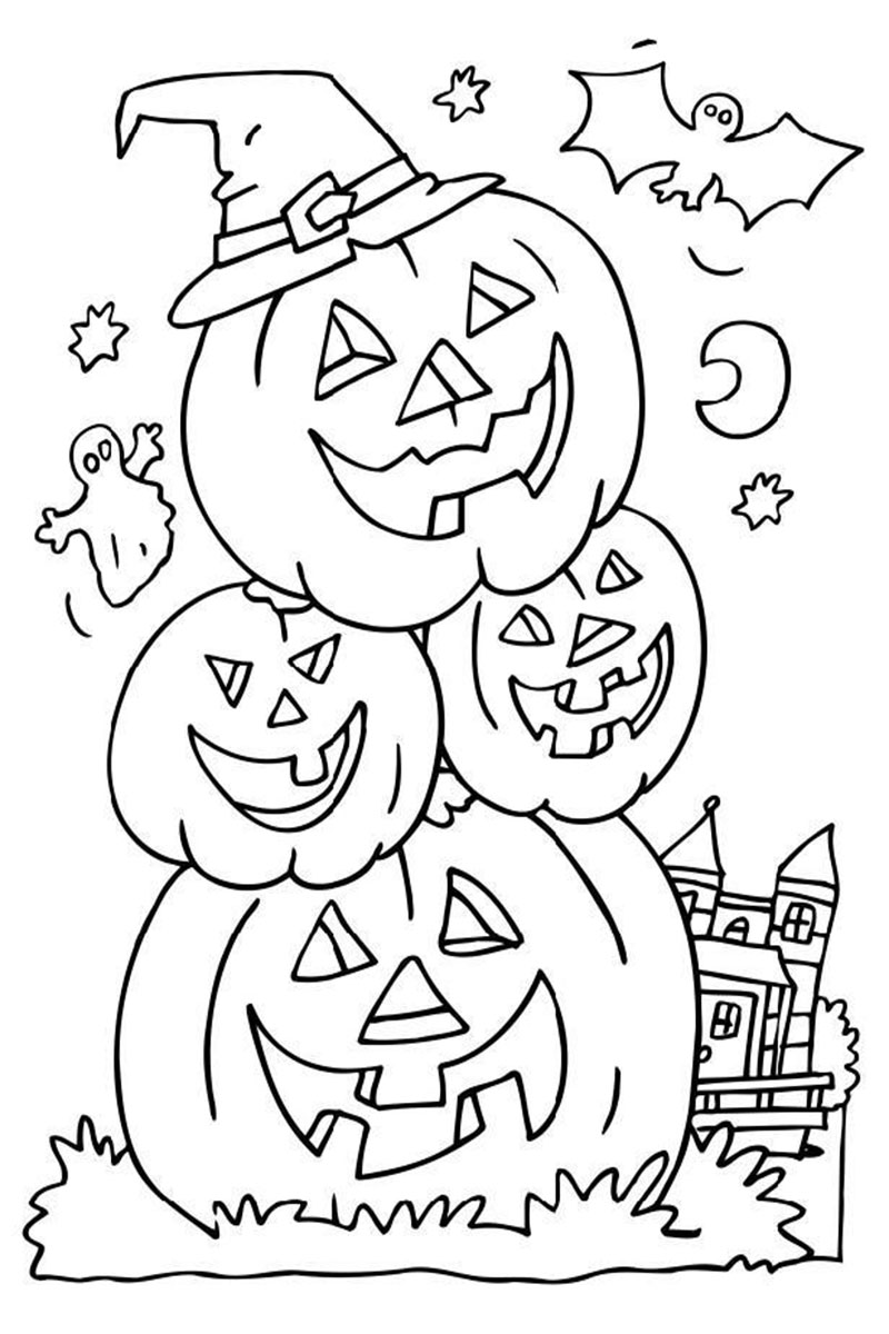 Free Funny Halloween Coloring Pages