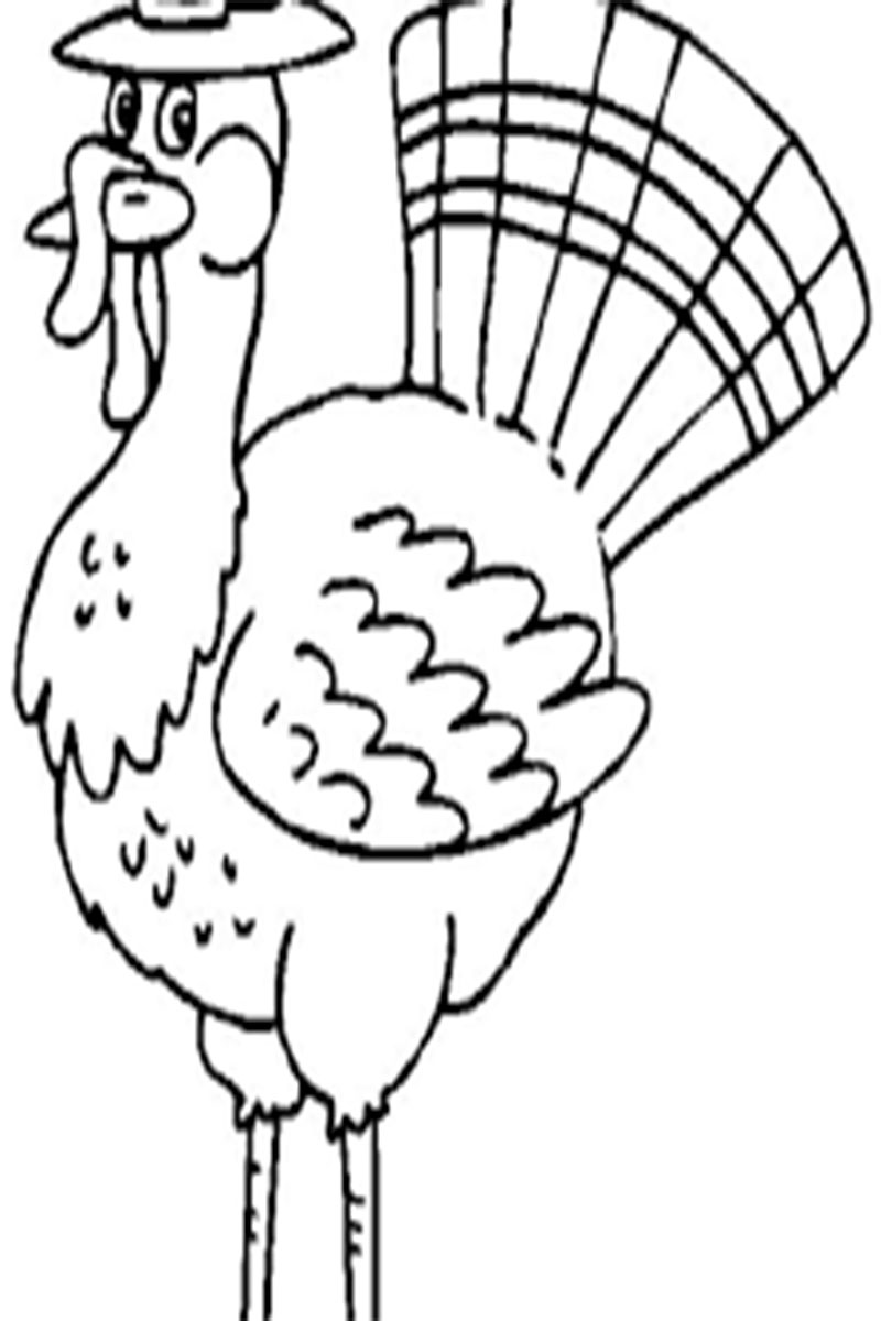 Funny Cute Thanksgiving Coloring Pages for Kids