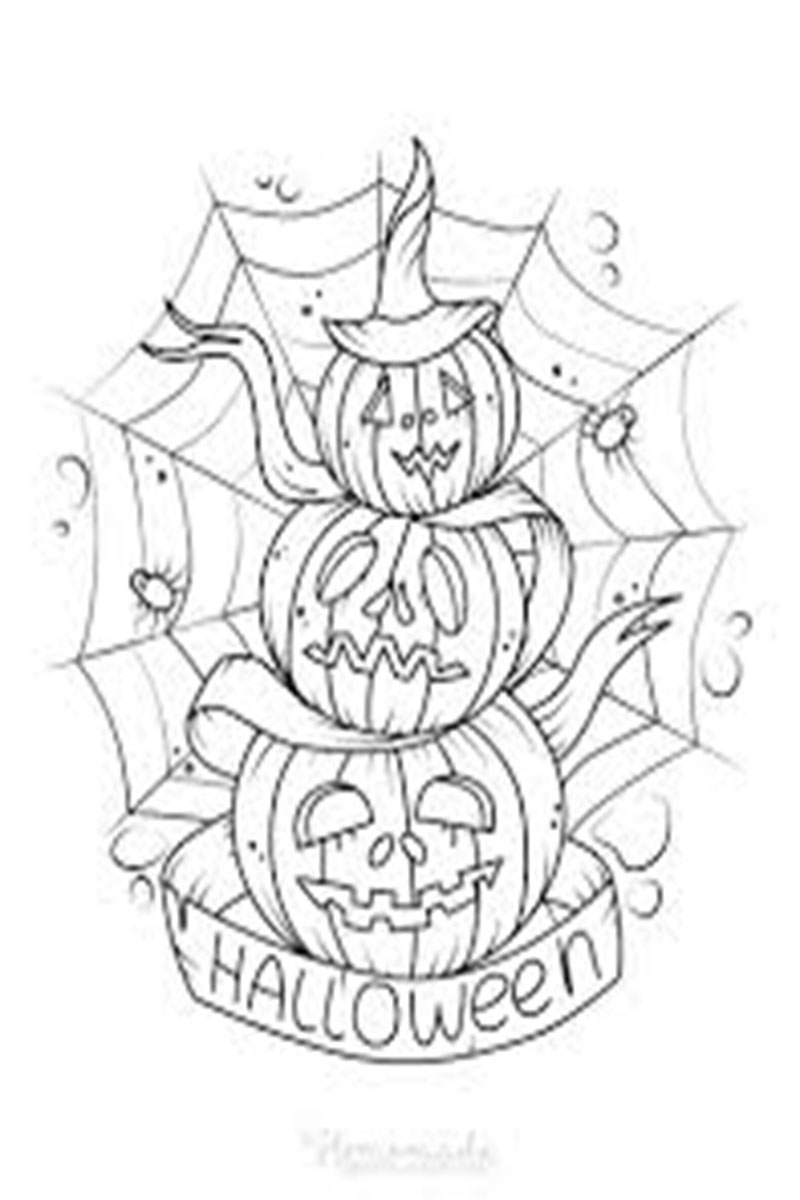 Funny Halloween Coloring Pages Free Download