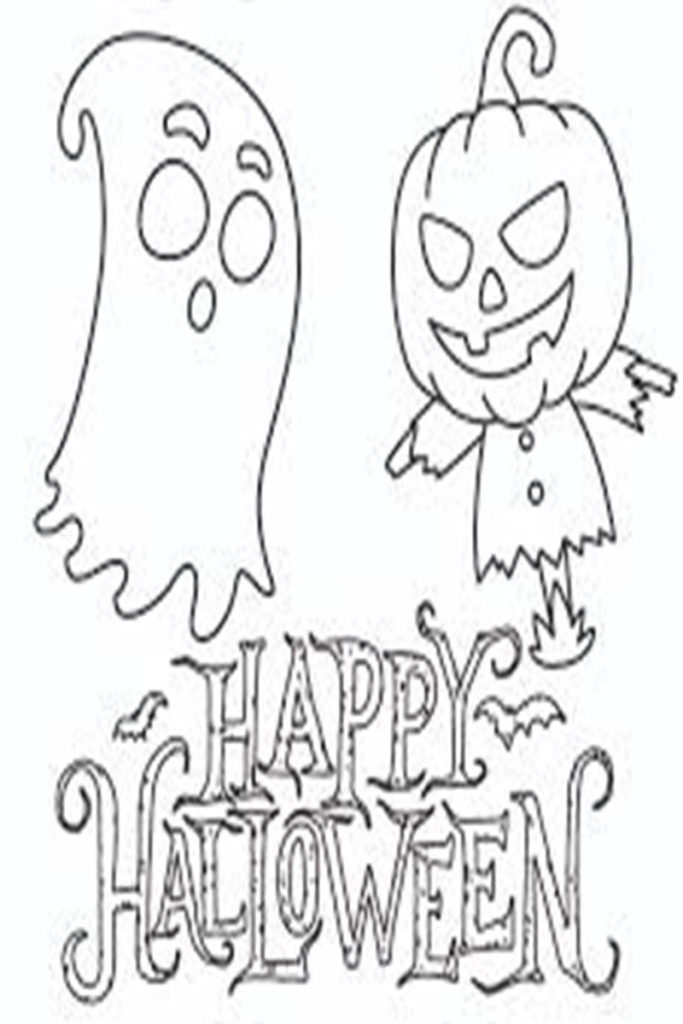 Funny Halloween Coloring Pages To Print