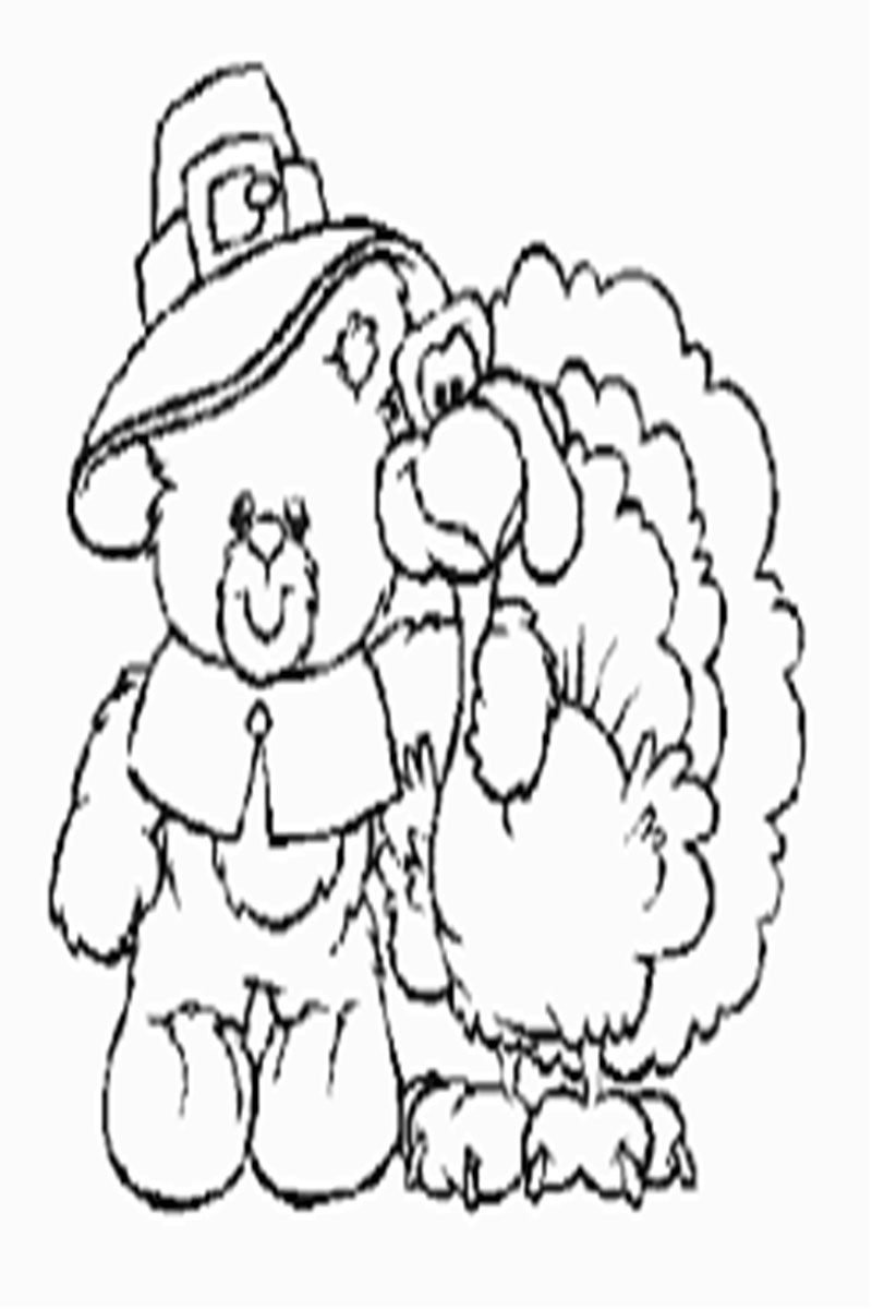 Funny Thanksgiving Coloring Pages Download