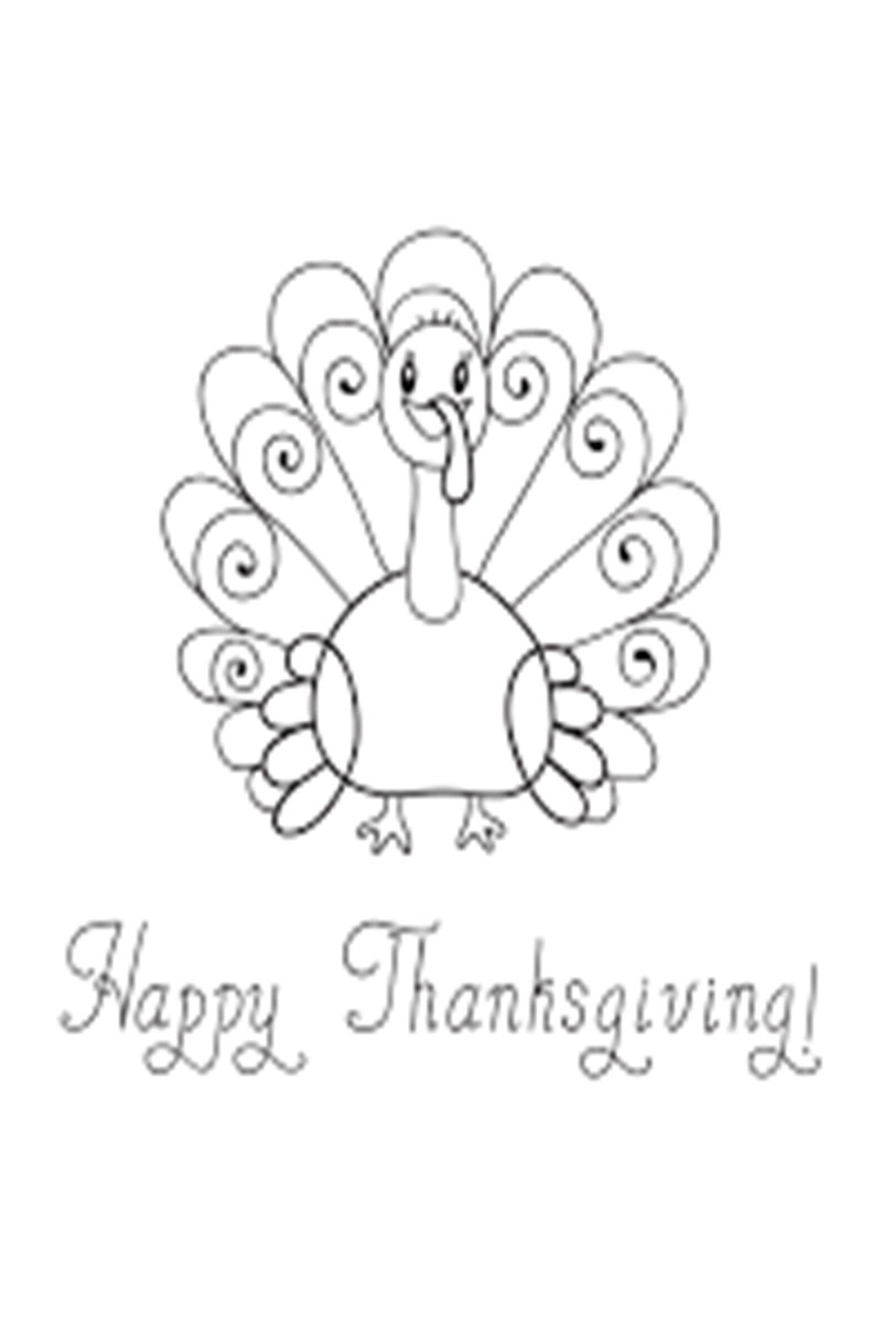 Funny Thanksgiving Coloring Pages Free Download
