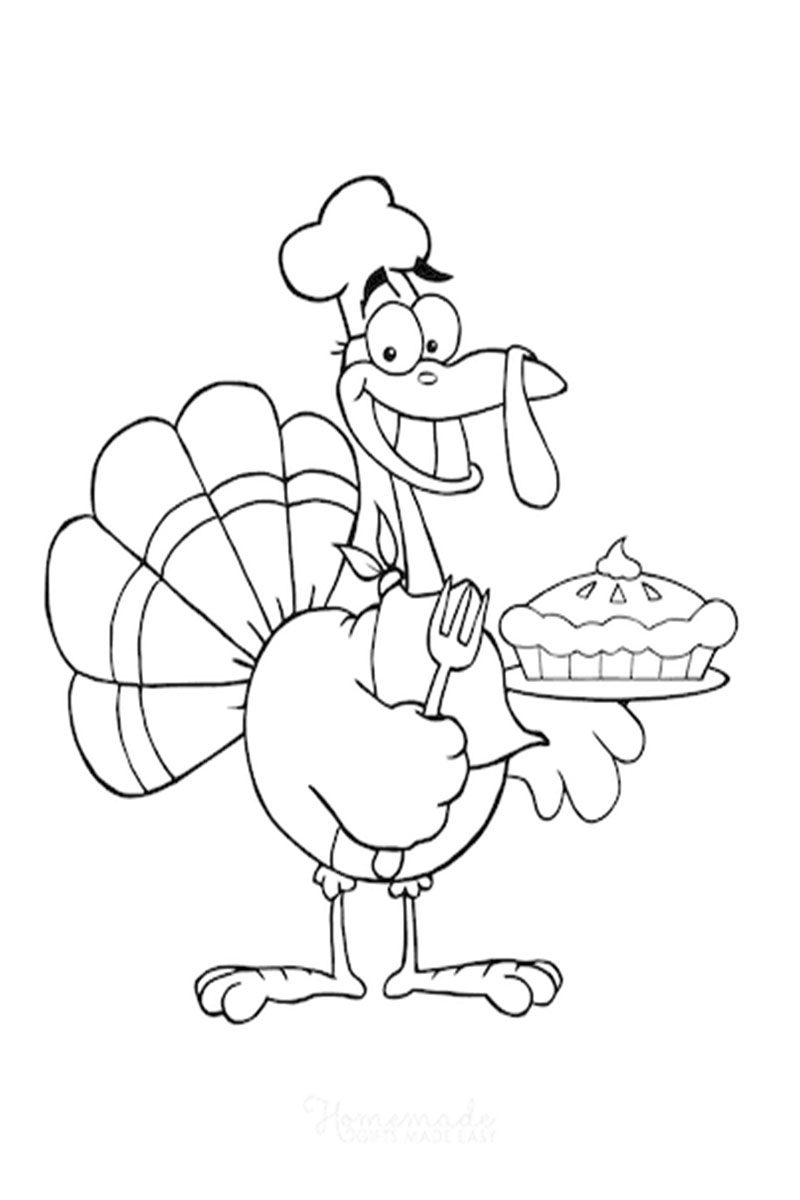 Funny Thanksgiving Coloring Pages for Adults