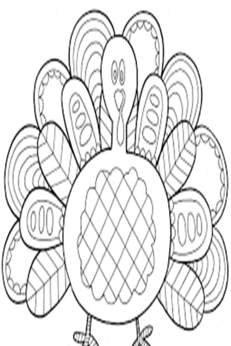 Funny Thanksgiving Coloring Pages for Kids