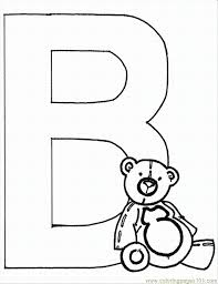 Letter B Coloring Pages For Adults
