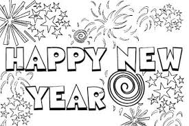 New Year Coloring Pages Printable