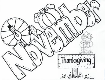 November Coloring Pages to Print