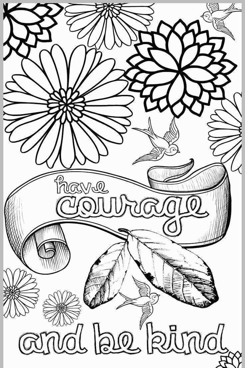 Motivational Coloring Pages to Print