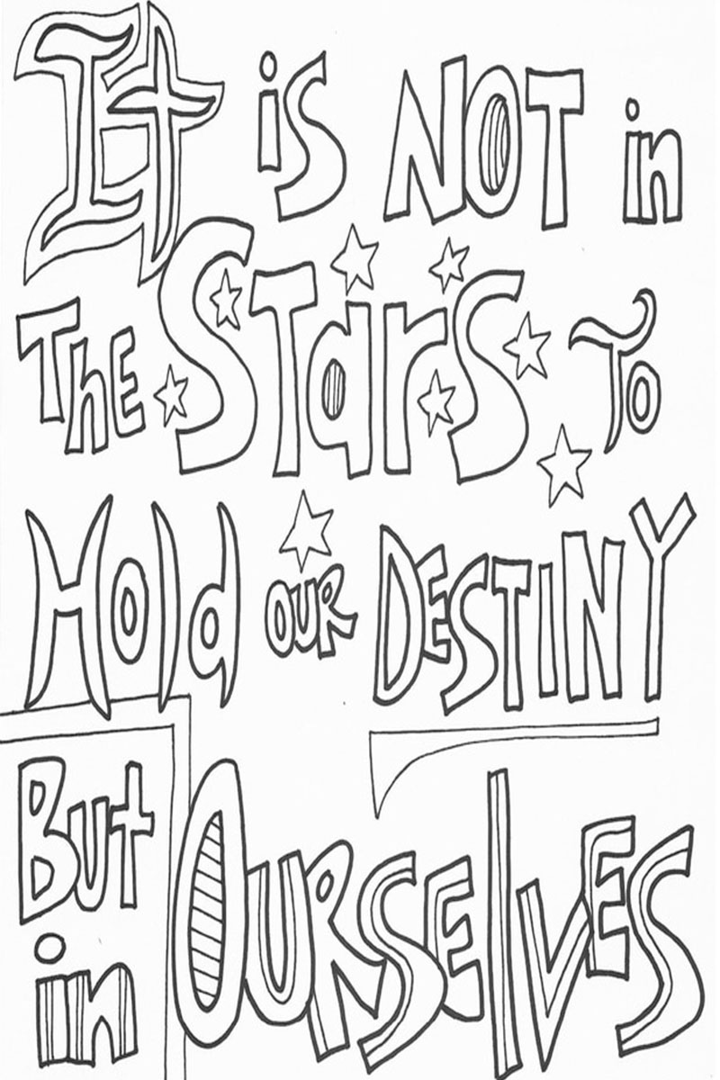 Motivational Quotes Coloring Pages Printable