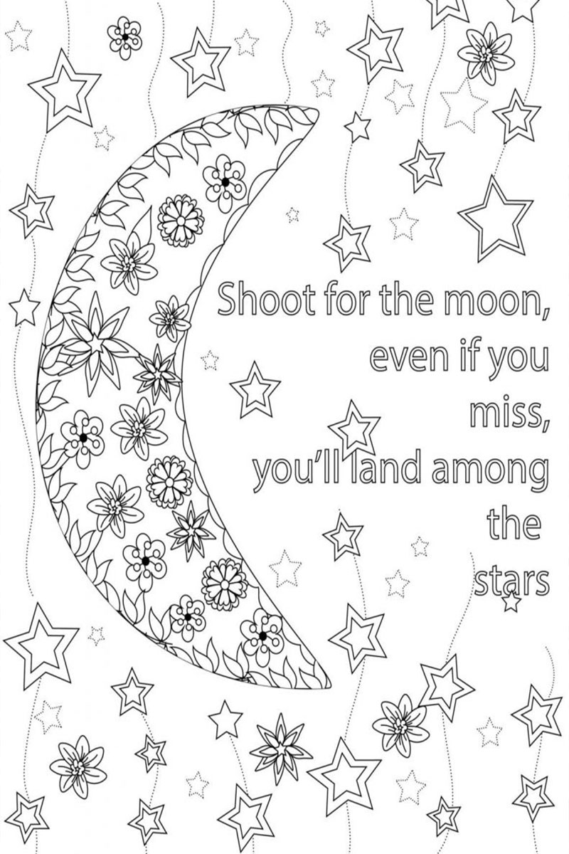 Motivational Quotes Coloring Pages to Print