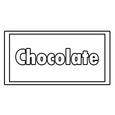 Chocolate Bar Coloring Pages Free Download