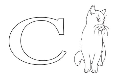 Letter C Coloring Pages for Adults | Free Coloring Pages