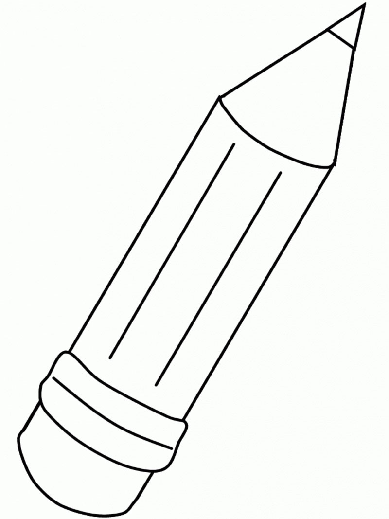 Pencil Coloring Pages to print