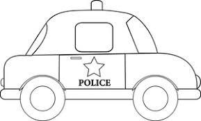 Police Car Coloring Pages Free