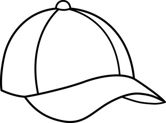 Baseball Cap Coloring Pages