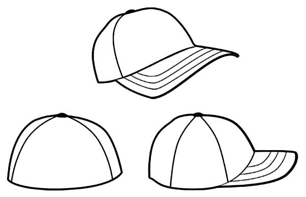 Cap Coloring Pages To Print