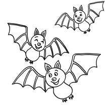 cute bat coloring pages