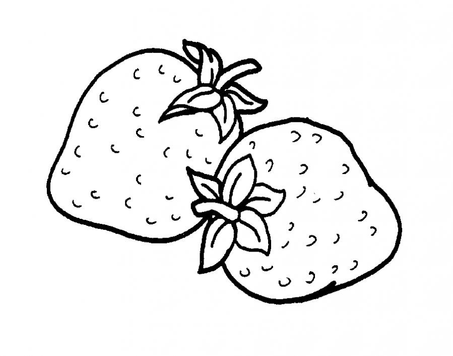 Strawberry Coloring Pages Printable